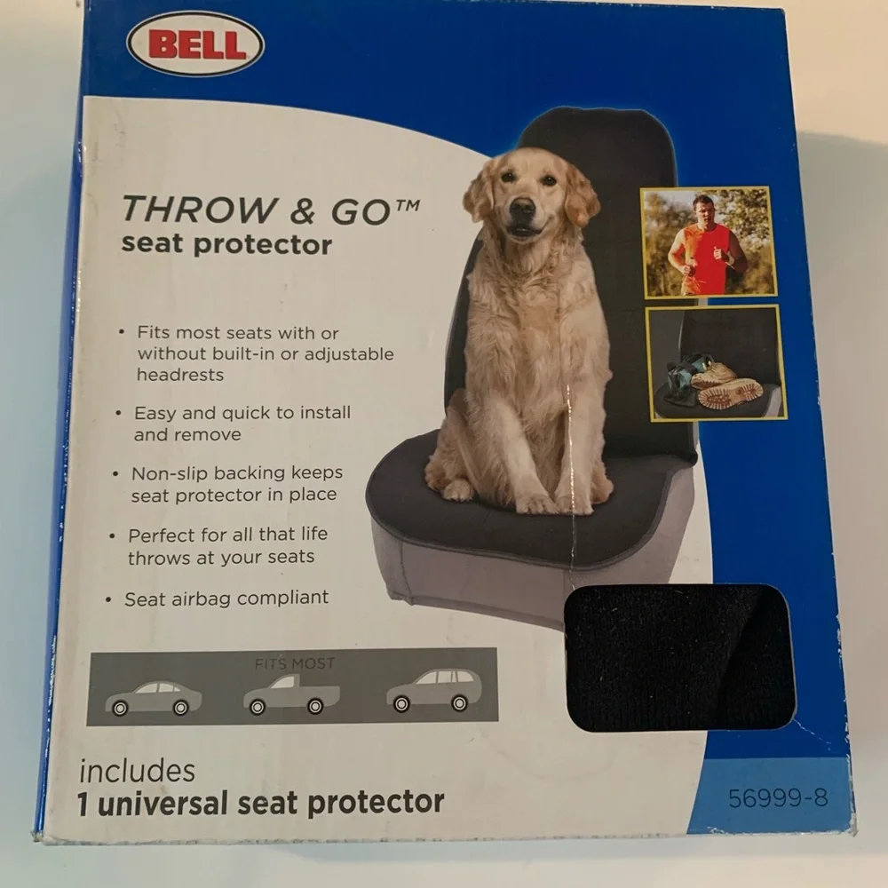 BELL Throw & GO Multi-Use Auto Seat Protector Pet Car Seat 56999-8 NEW NWT